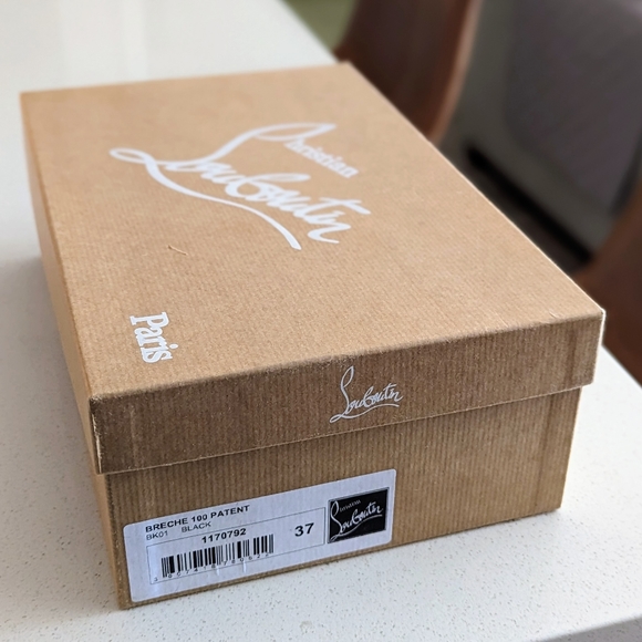 Christian Louboutin Patent Breche 100 Pumps - Picture 5 of 5